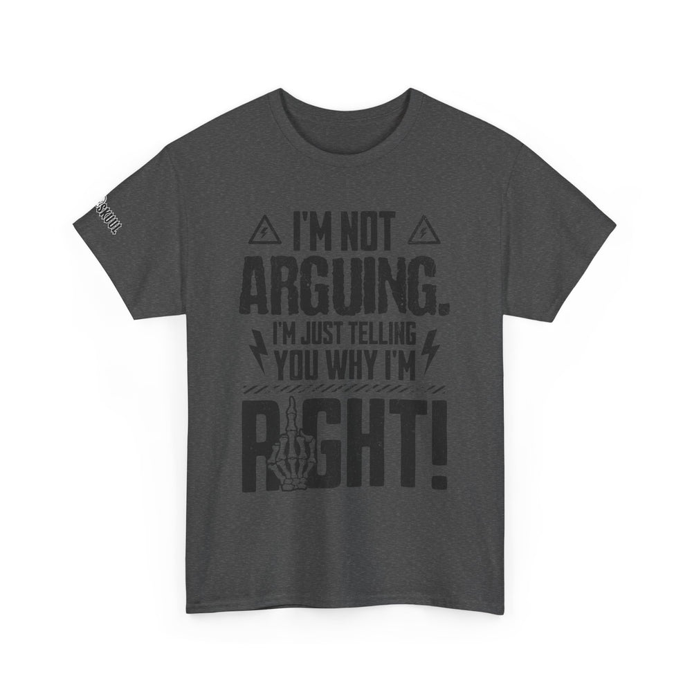 RIGHT BY DEFAULT T SHIRT