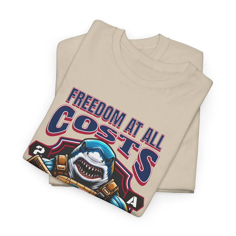 GREAT WHITE SHARK FREEDOM T SHIRT