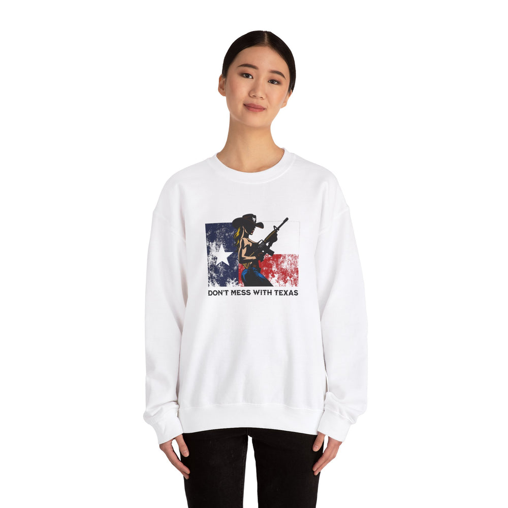 DON'T MESS WITH TEXAS COWGIRL SWEATSHIRT