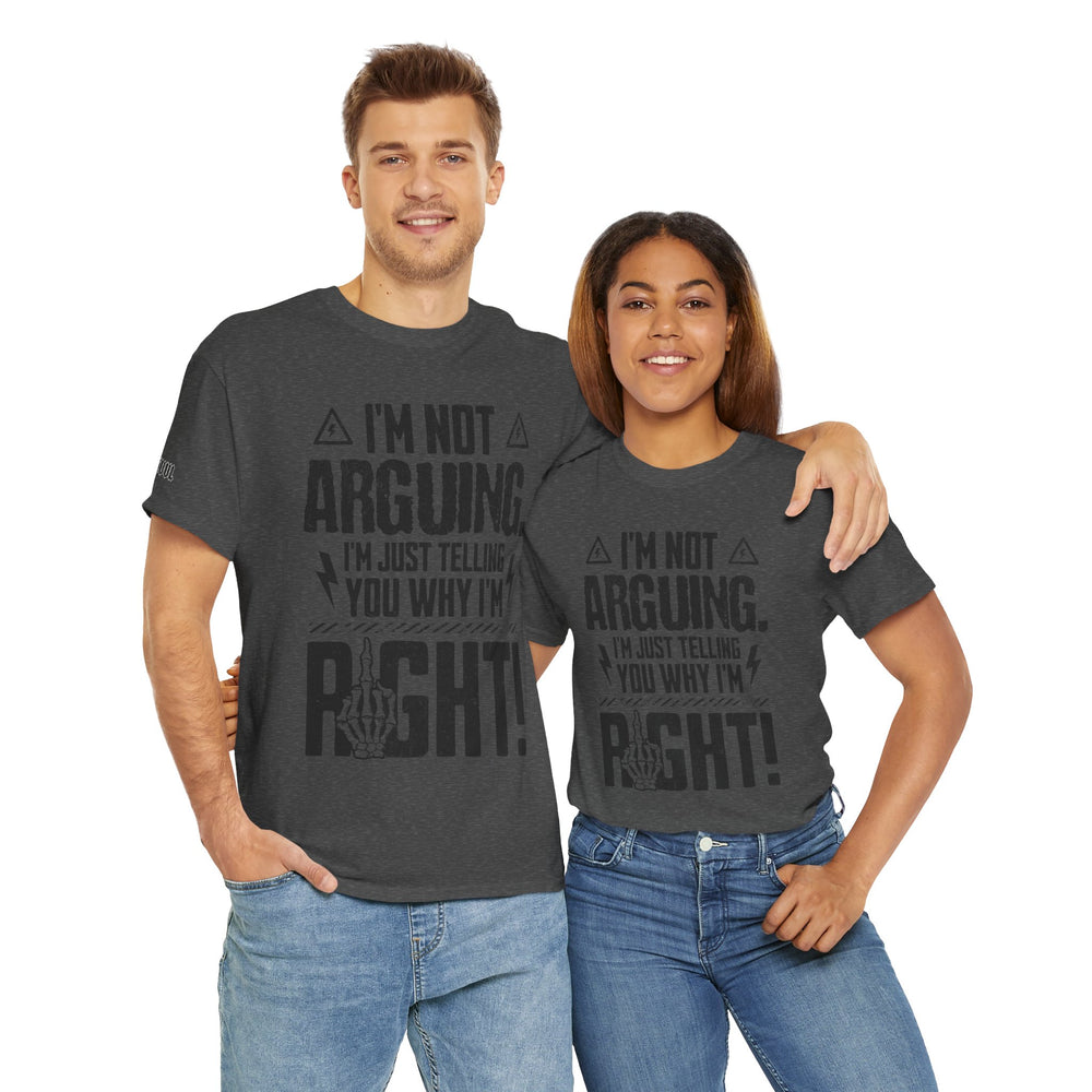 RIGHT BY DEFAULT T SHIRT