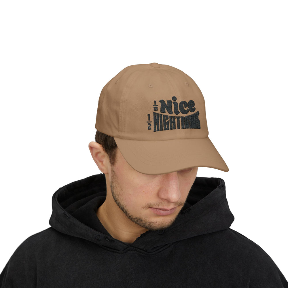 HALF NICE HALF NIGHTMARE DAD CAP