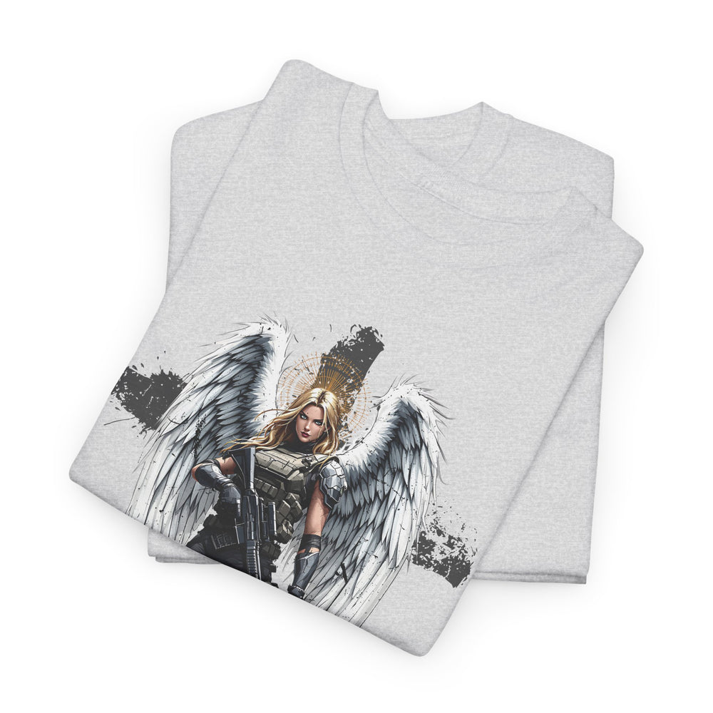 FEMALE ARCHANGEL PSALM 23:4 T SHIRT