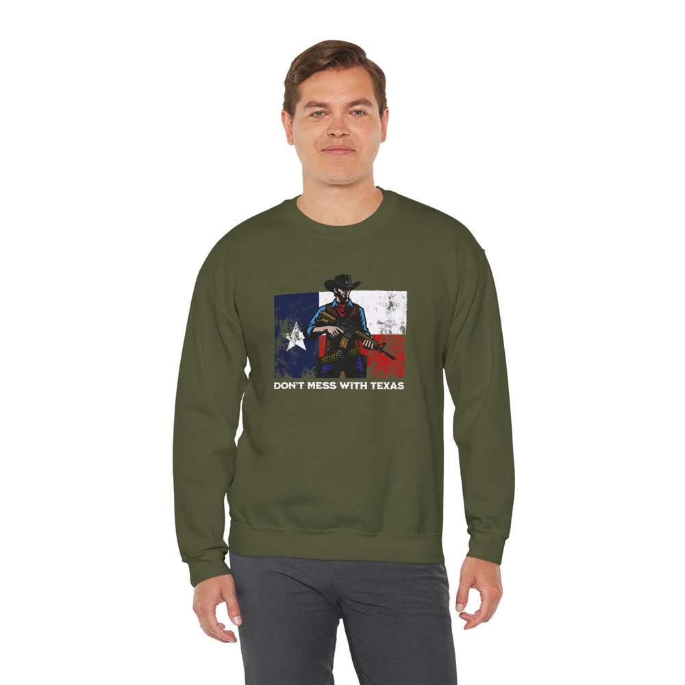 DON'T MESS WITH TEXAS COWBOY SWEATSHIRT