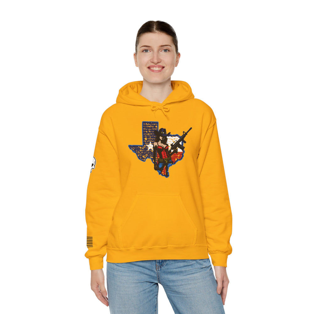 TEXAS STATE COWGIRL HOODIE