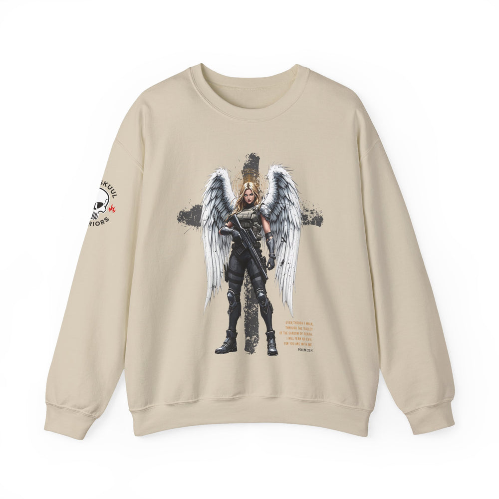 FEMALE ARCHANGEL PSALM 23:4 SWEATSHIRT