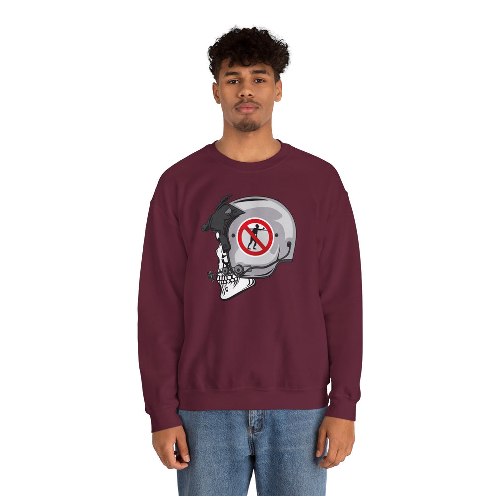 NO ZOMBIE RIDES SWEATSHIRT