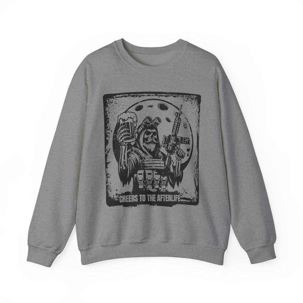 CHEERS TO THE AFTERLIFE GRUNGE SWEATSHIRT