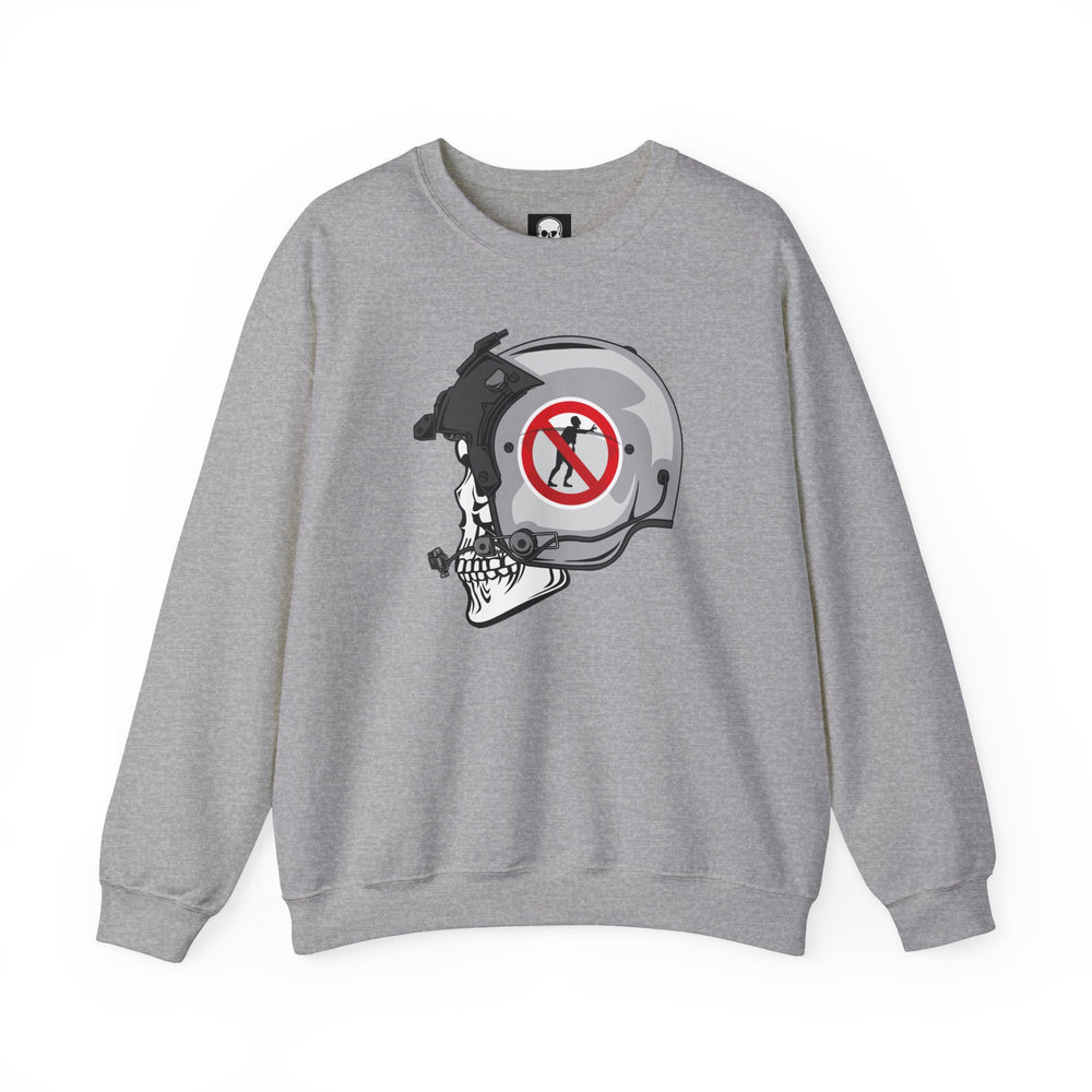 NO ZOMBIE RIDES SWEATSHIRT