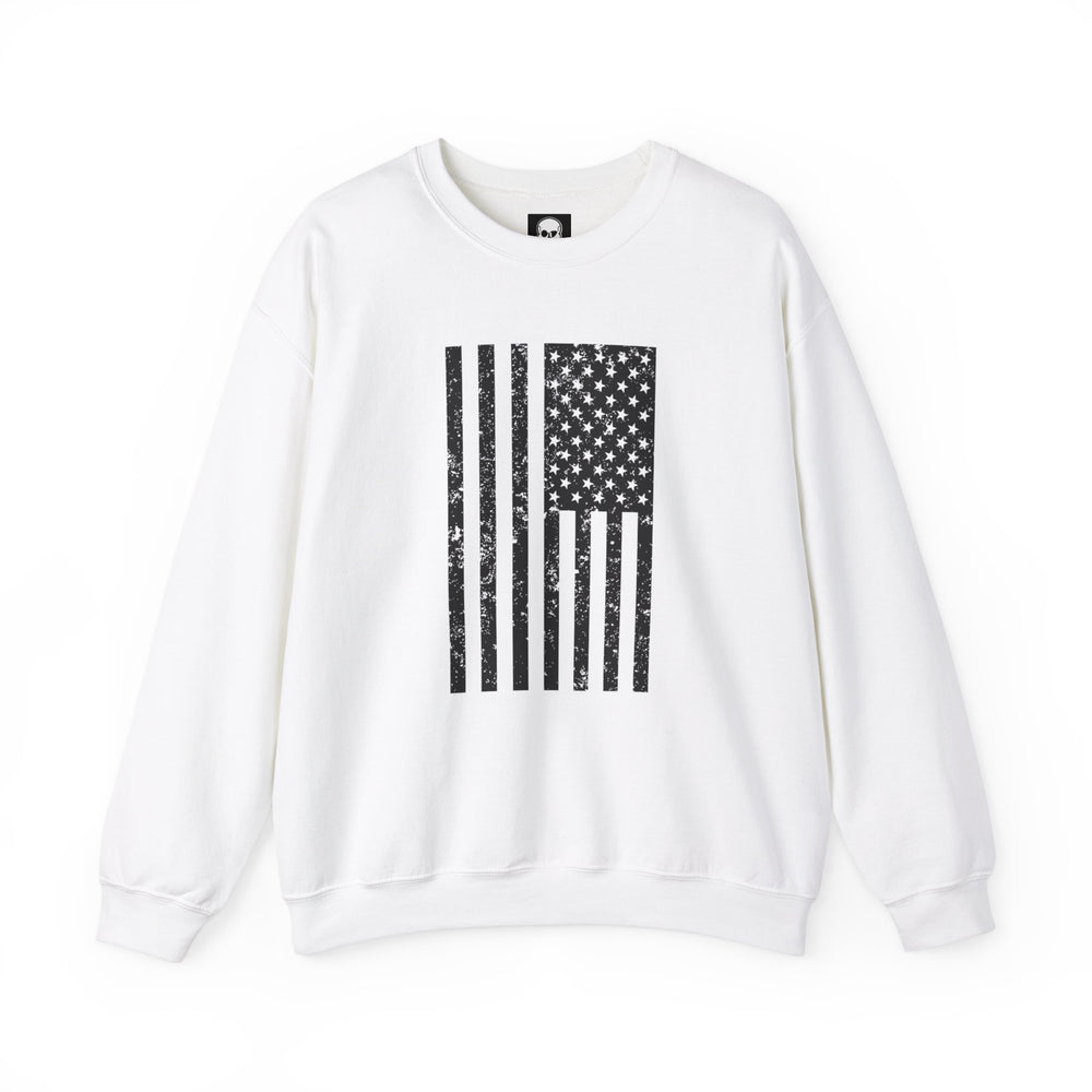 VERTICAL USA GRUNGE FLAG SWEATSHIRT