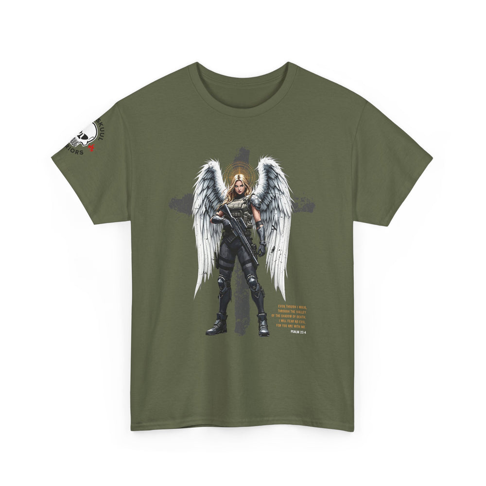 FEMALE ARCHANGEL PSALM 23:4 T SHIRT