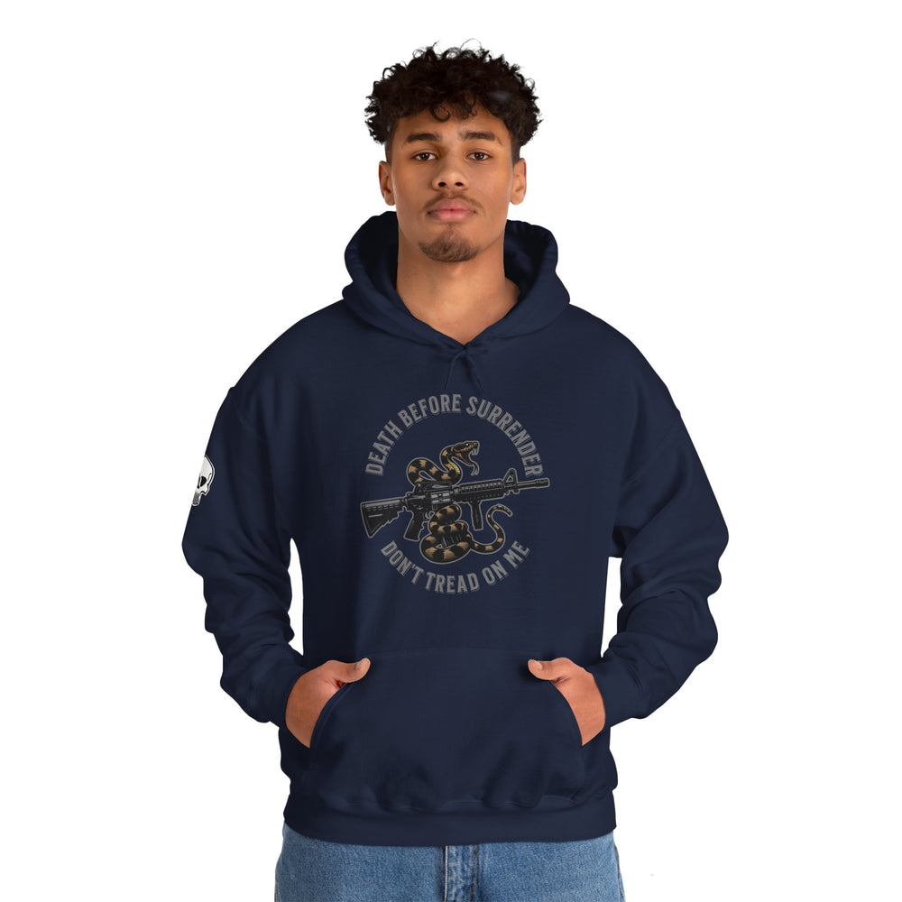 COLOR DEATH BEFORE SURRENDER HOODIE