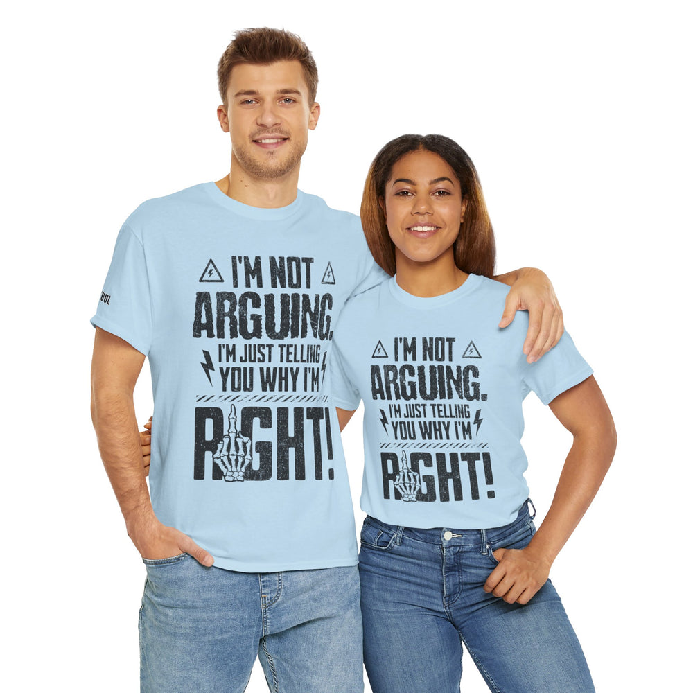 RIGHT BY DEFAULT T SHIRT