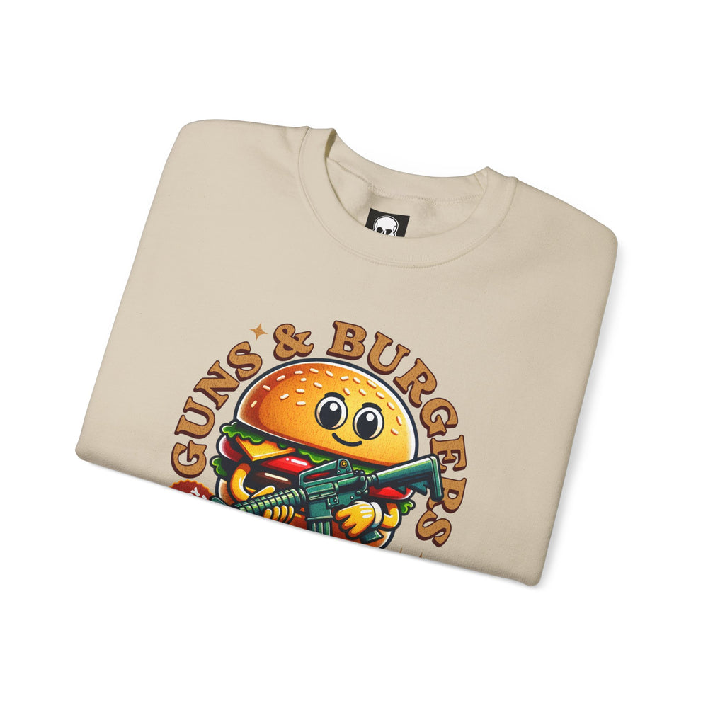 GUNS AND BURGERS VINTAGE SWEATSHIRT