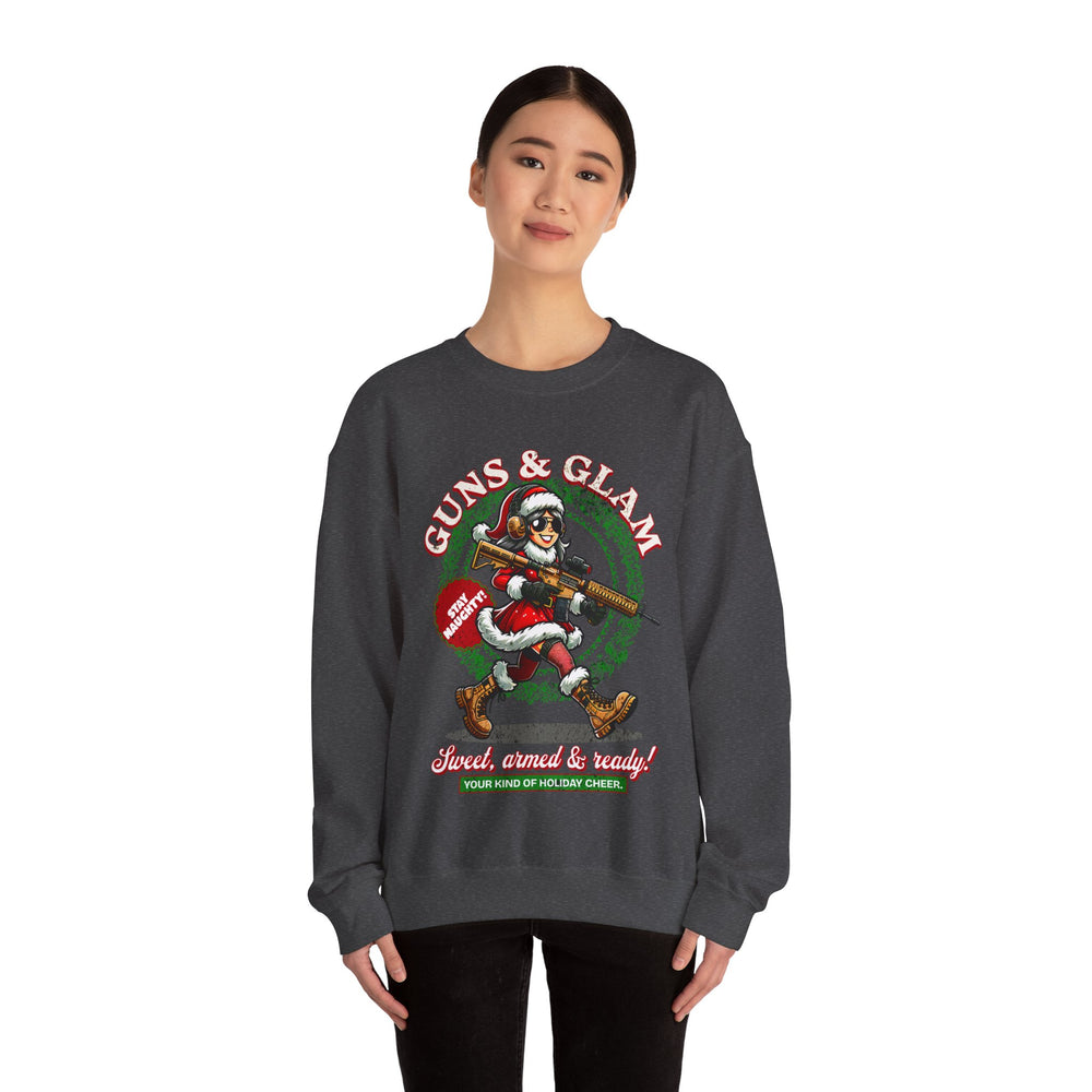 GUNS AND GLAM XMAS SWEATSHIRT