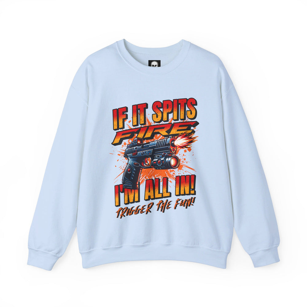 TACTICAL GUN SPITTING SWEATSHIRT