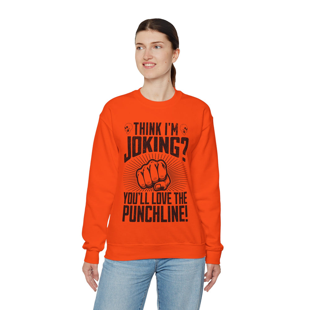 KISS THE PUNCHLINE SWEATSHIRT