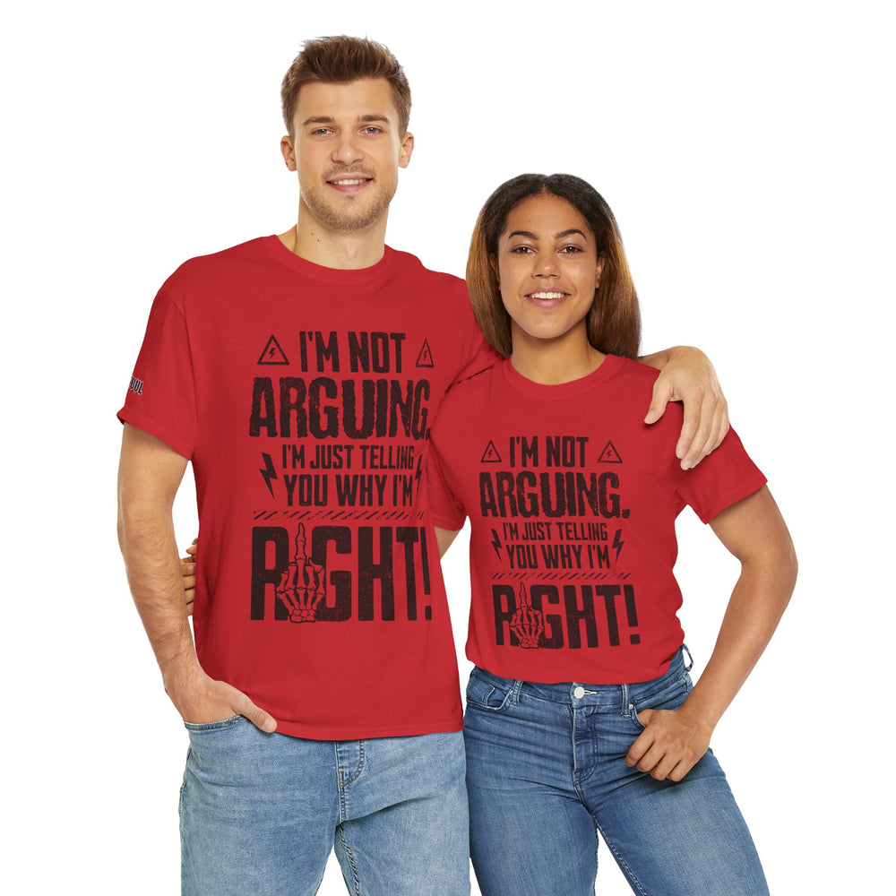 RIGHT BY DEFAULT T SHIRT