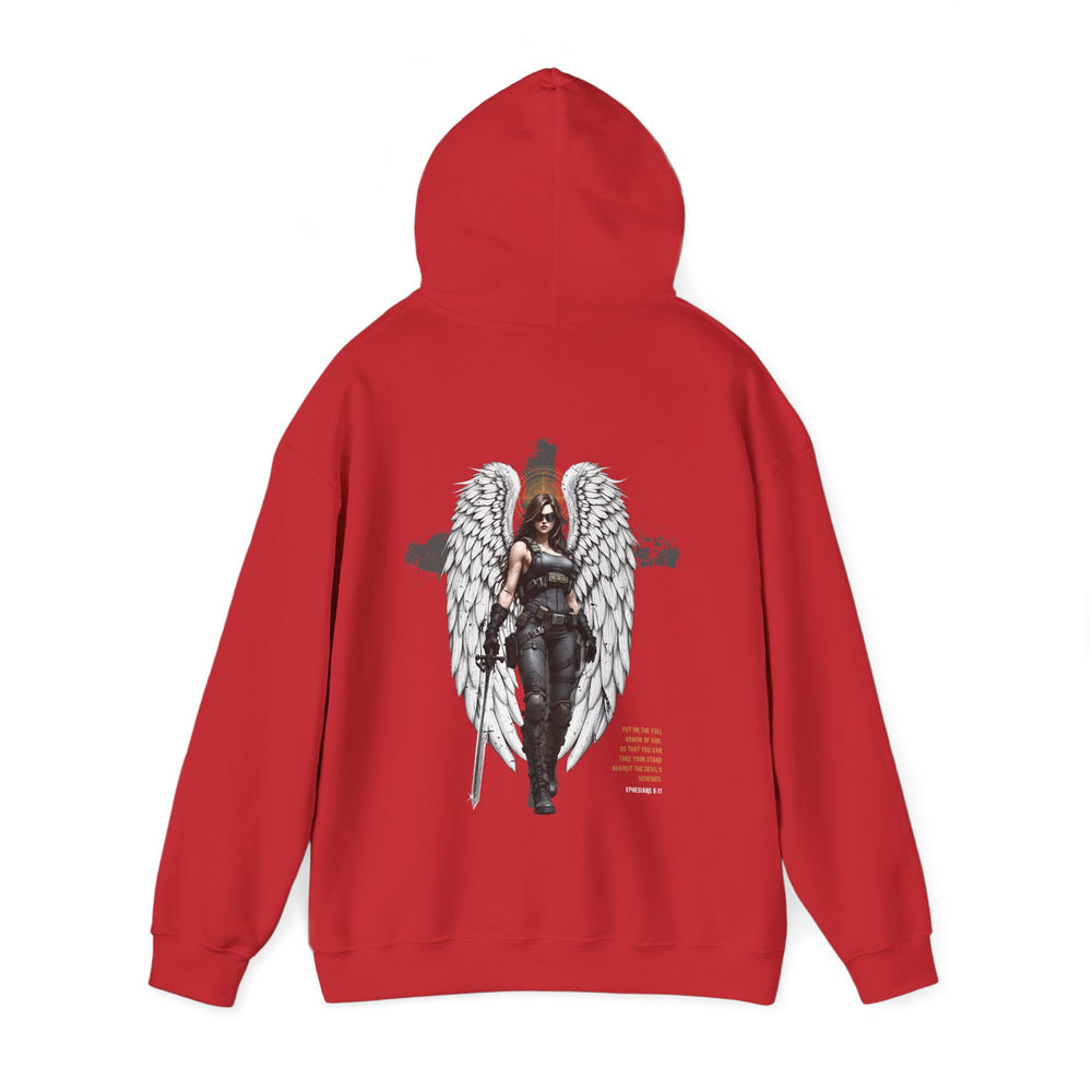 FEMALE ARCHANGEL EPHESIANS 6:11 HOODIE