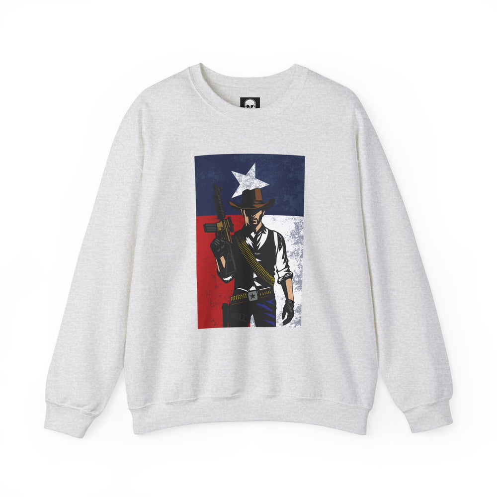 COWBOY TEXAS FLAG SWEATSHIRT