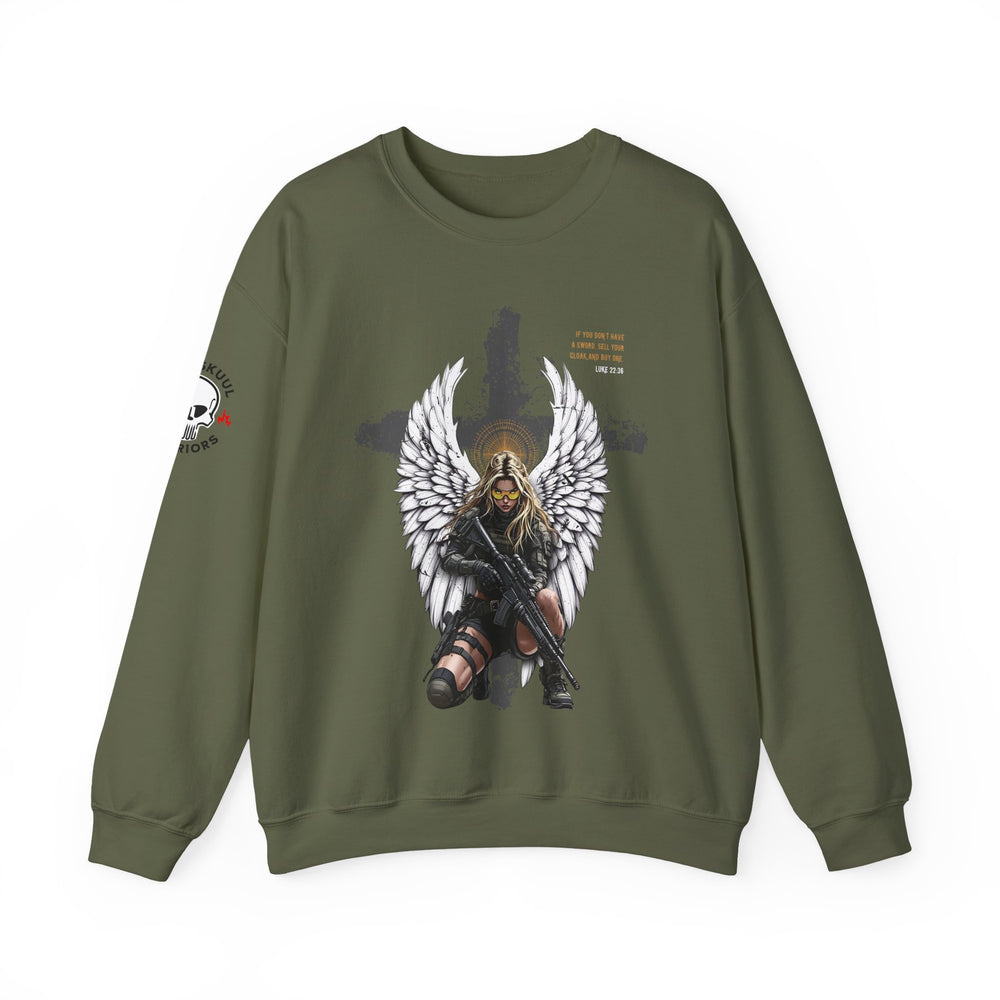 FEMALE ARCHANGEL LUKE 22:36 SWEATSHIRT