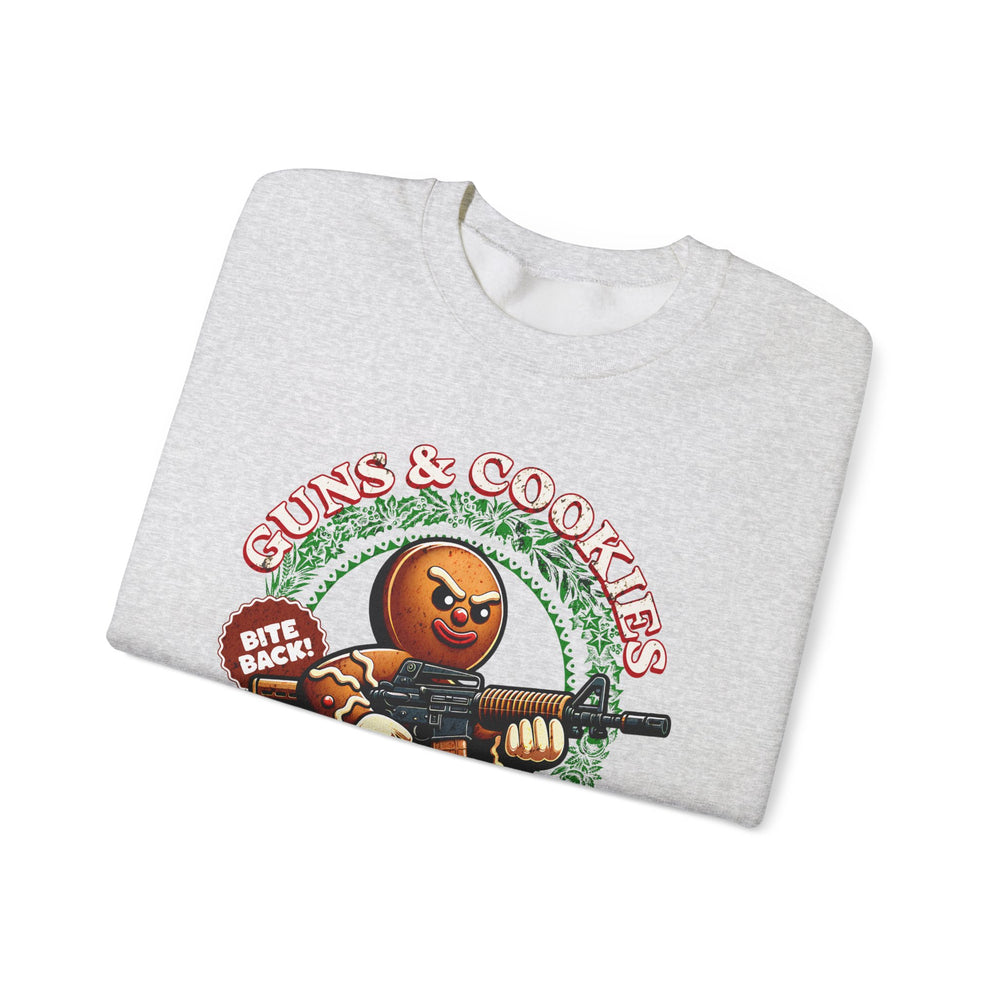 GUNS AND COOKIES XMAS SWEATSHIRT