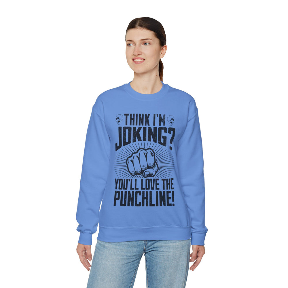 KISS THE PUNCHLINE SWEATSHIRT