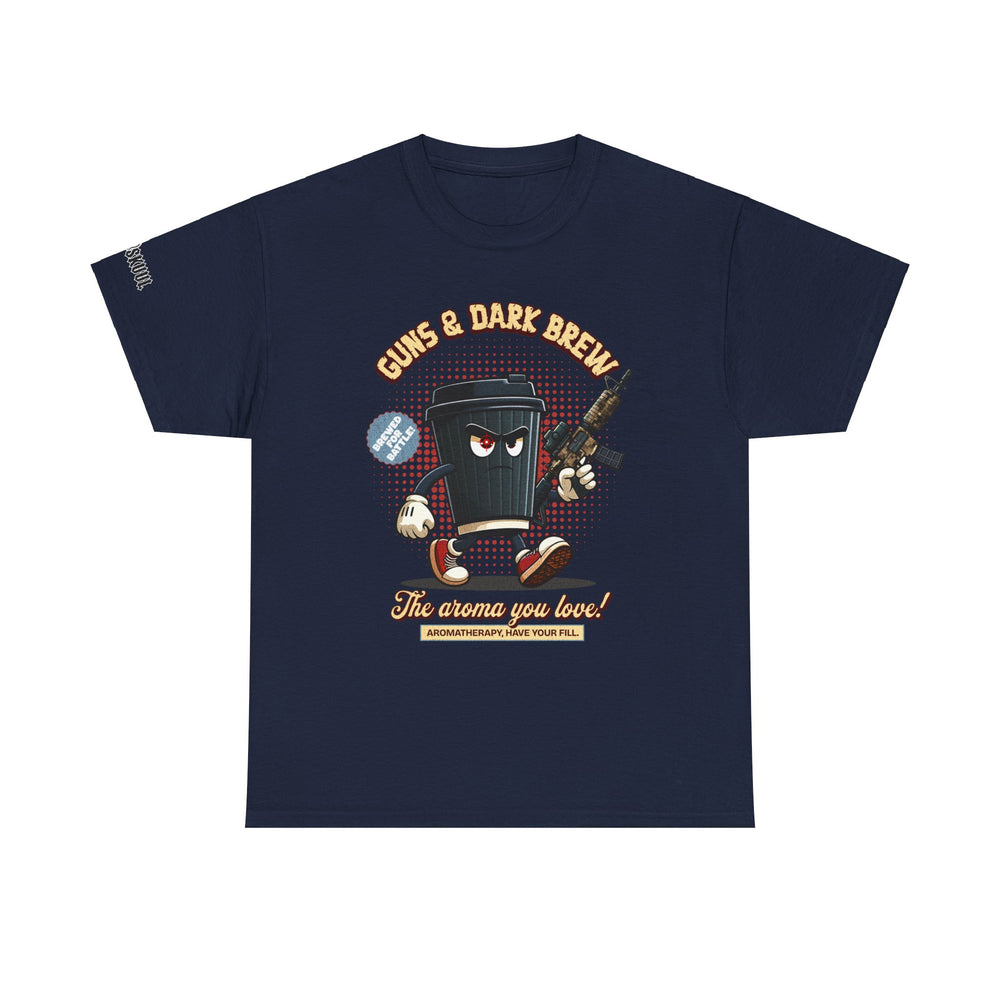 GUNS AND DARK BREW T SHIRT