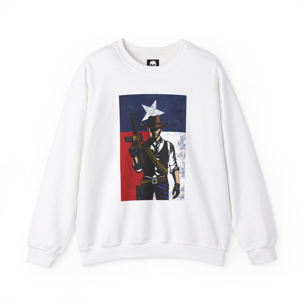 COWBOY TEXAS FLAG SWEATSHIRT