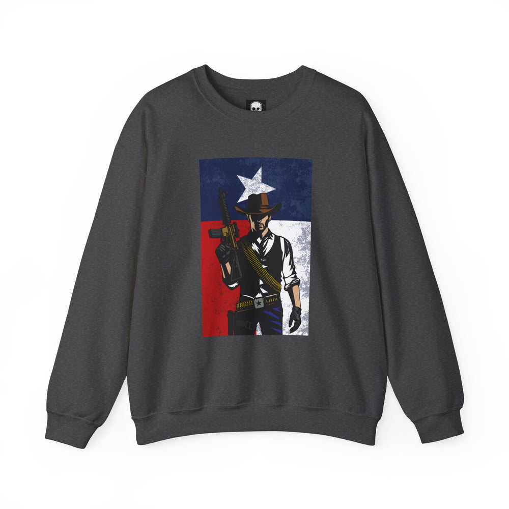 COWBOY TEXAS FLAG SWEATSHIRT