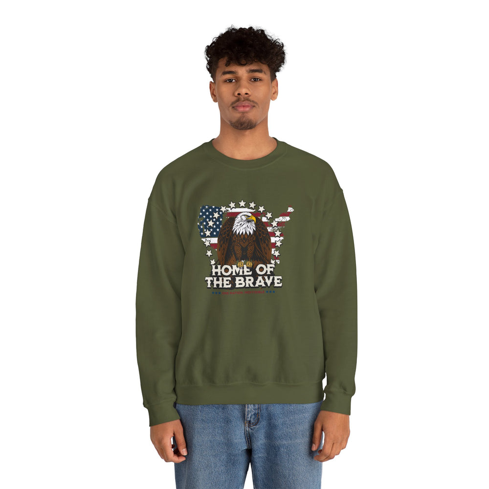 HOME OF THE BRAVE SWEATSHIRT