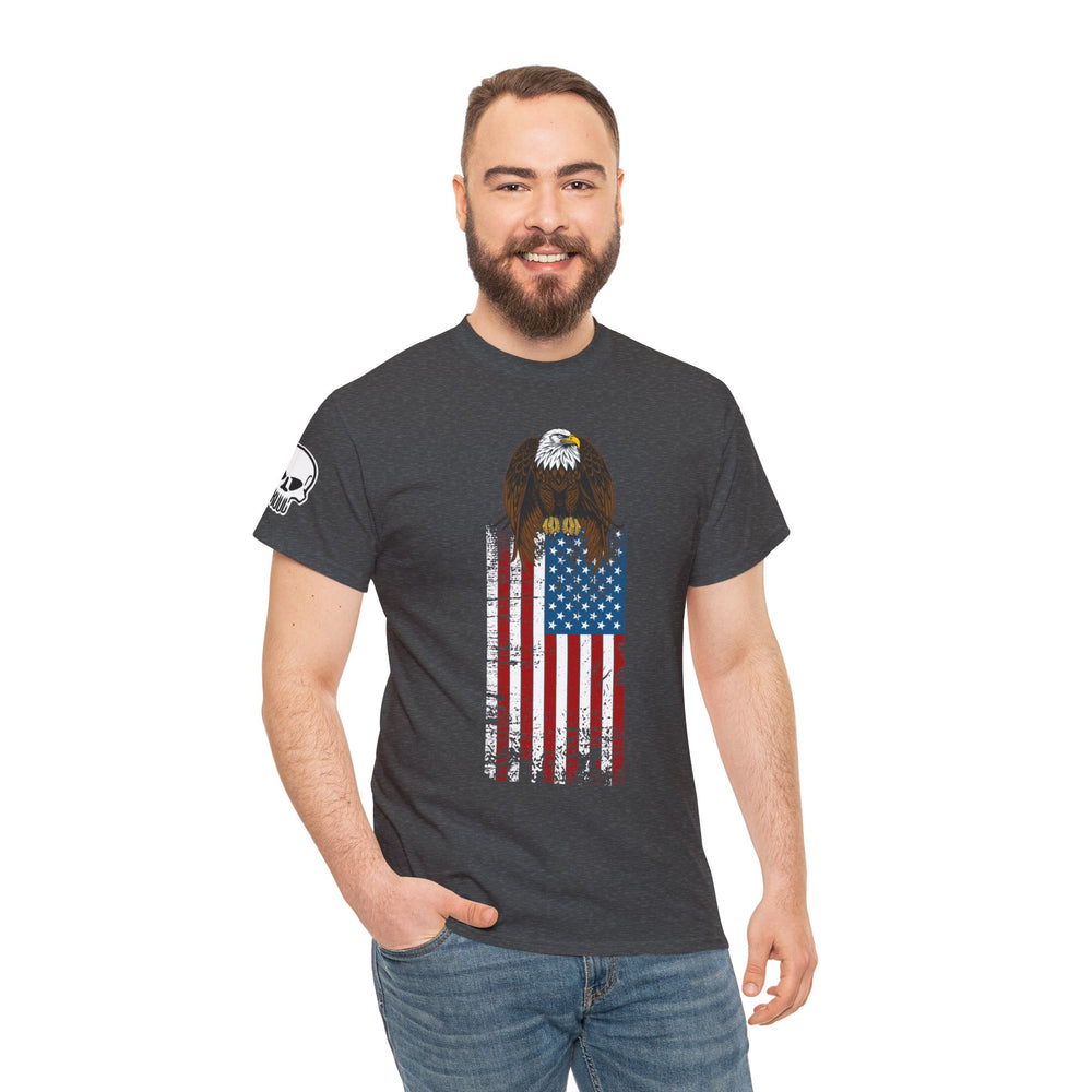 EAGLE USA FLAG T SHIRT