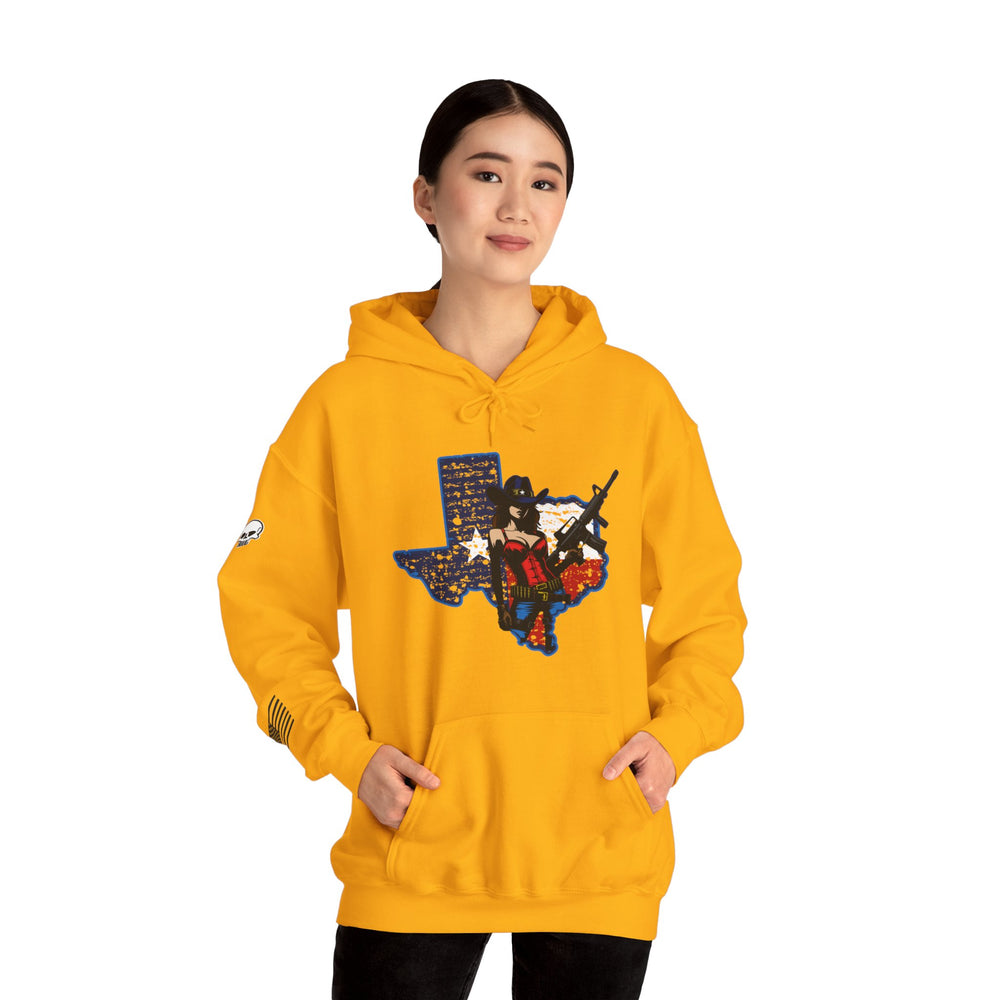 TEXAS STATE COWGIRL HOODIE