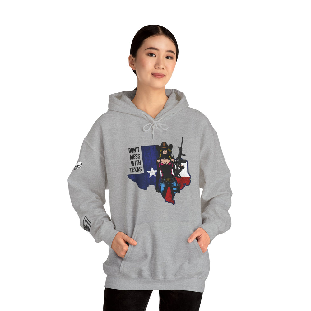 DON'T MESS WITH TEXAS STATE COWGIRL HOODIE