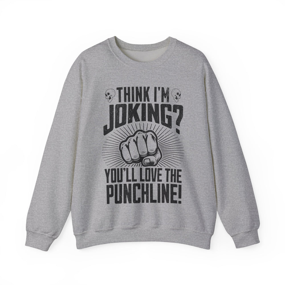 KISS THE PUNCHLINE SWEATSHIRT