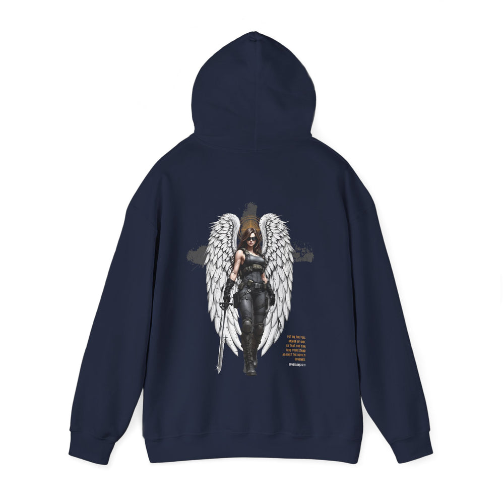 FEMALE ARCHANGEL EPHESIANS 6:11 HOODIE