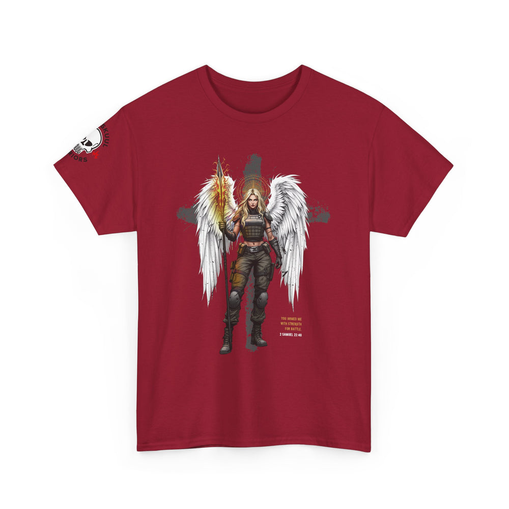 FEMALE ARCHANGEL 2 SAMUEL 22:40 T SHIRT