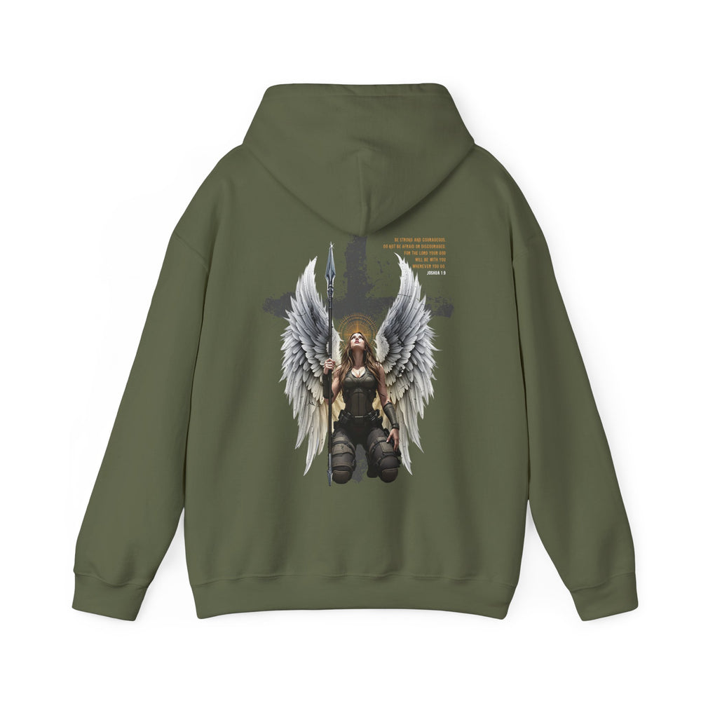FEMALE ARCHANGEL JOSHUA 1:9 HOODIE