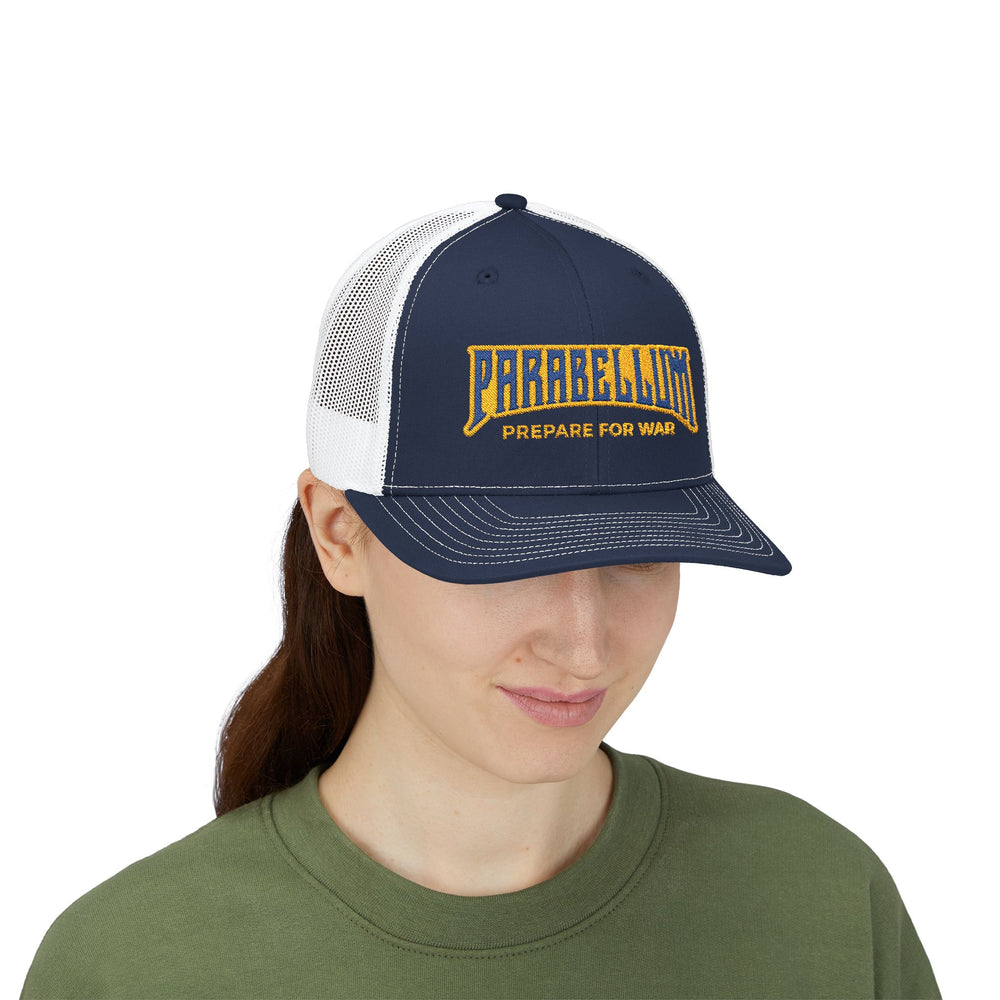 PARABELLUM PREPARE FOR WAR TRUCKER HAT