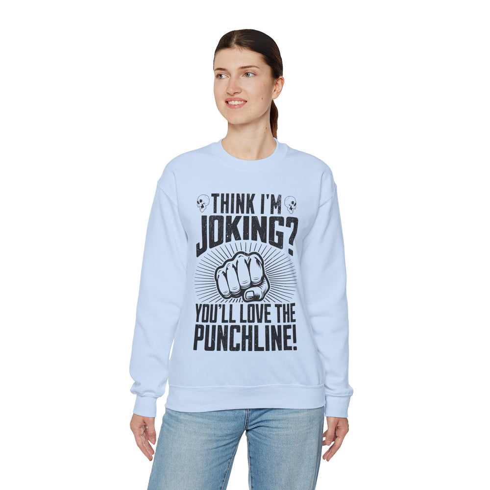 KISS THE PUNCHLINE SWEATSHIRT