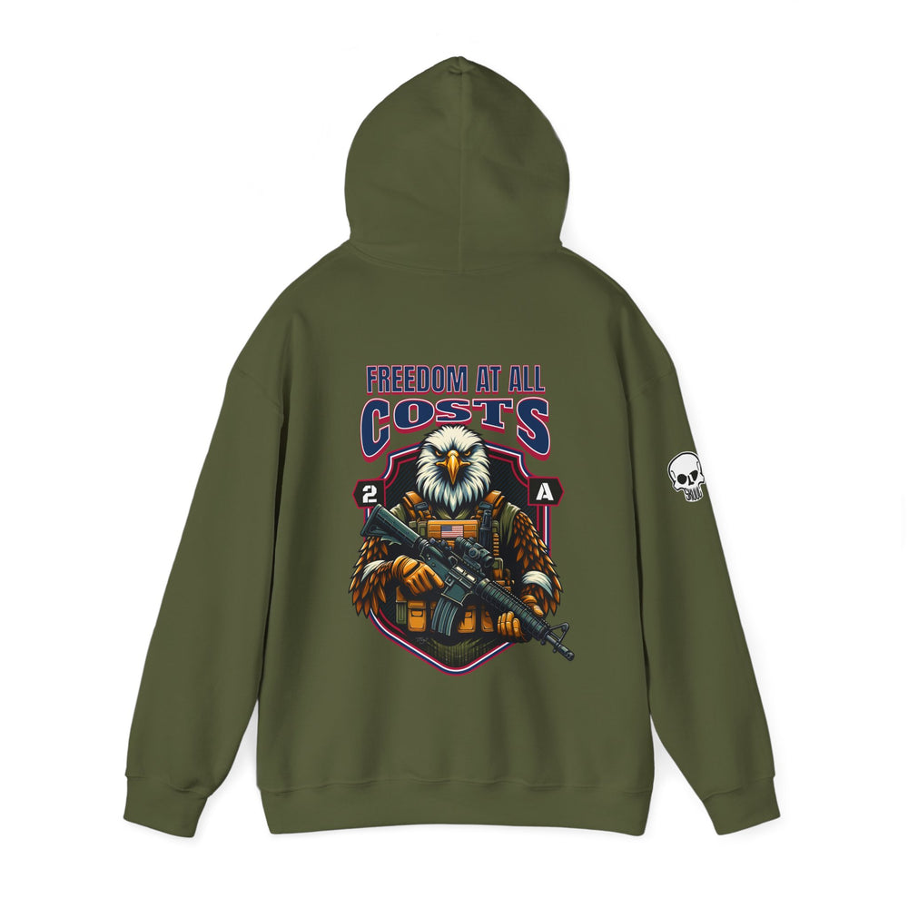 AMERICAN BALD EAGLE FREEDOM HOODIE