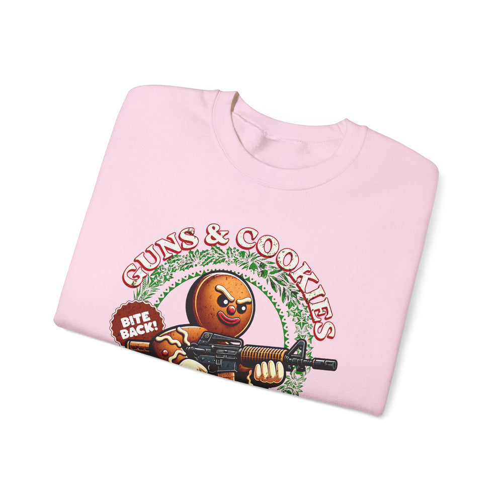 GUNS AND COOKIES XMAS SWEATSHIRT