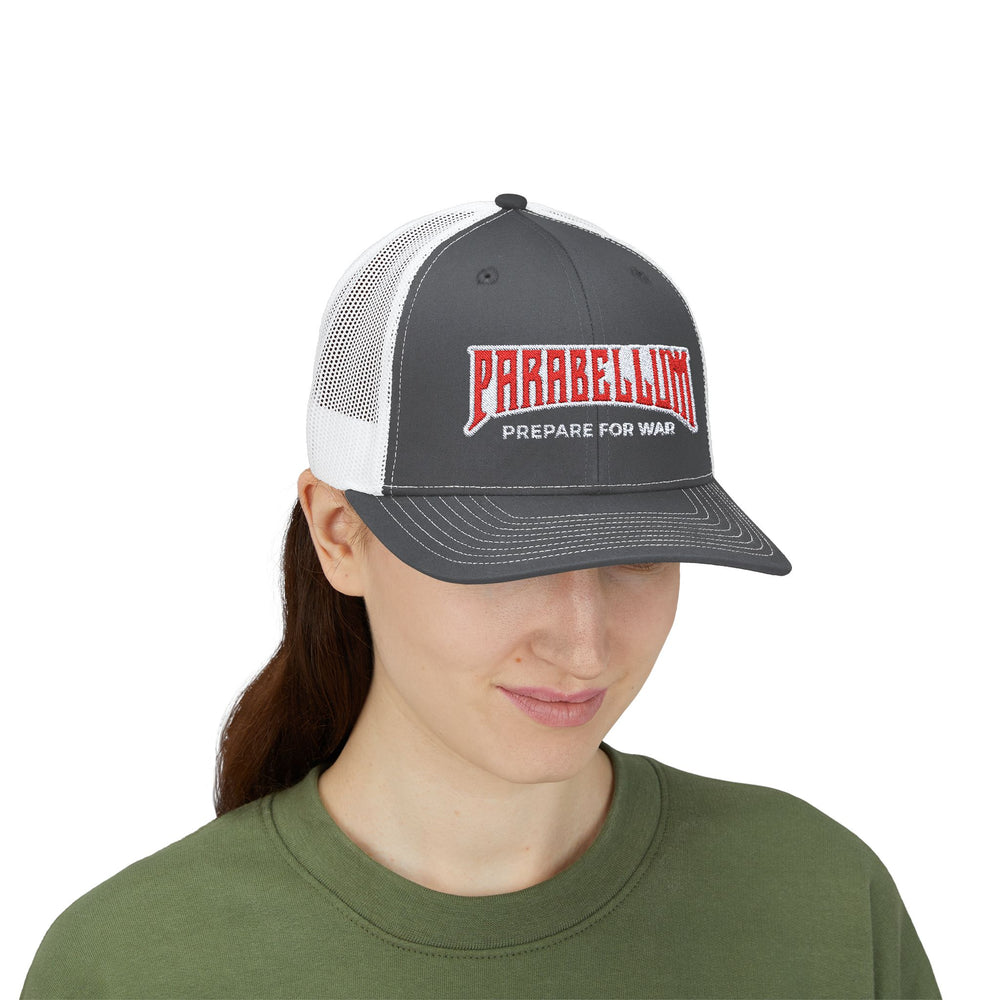 PARABELLUM PREPARE FOR WAR TRUCKER HAT