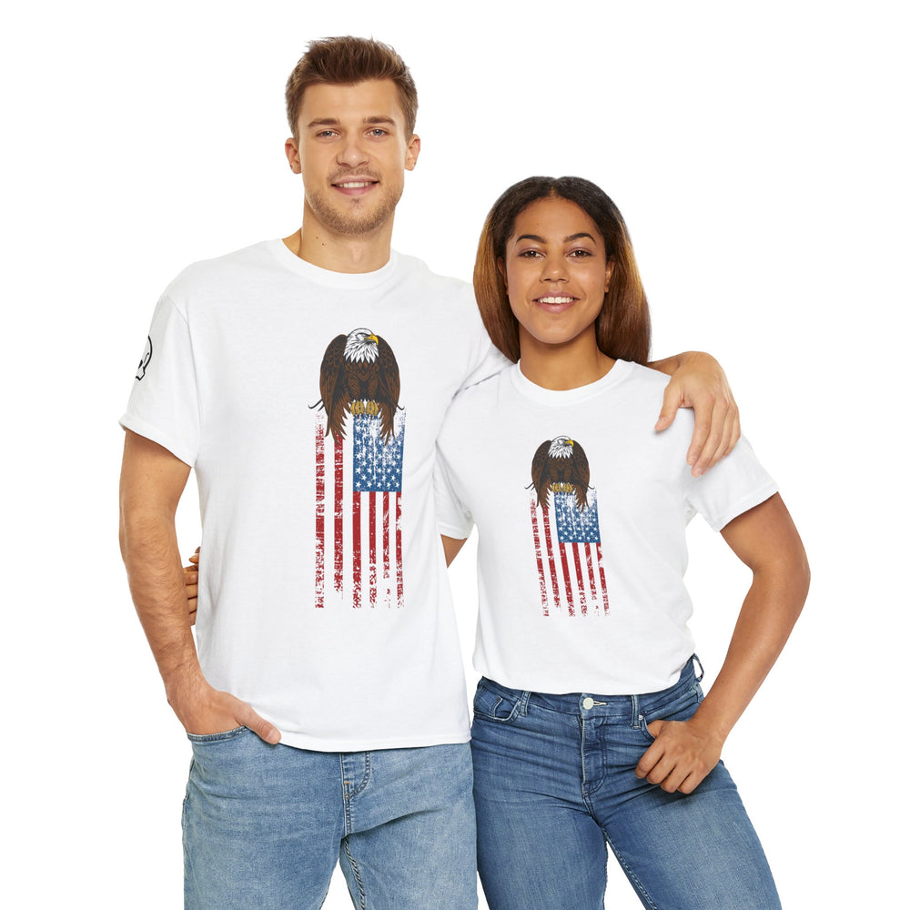 EAGLE USA FLAG T SHIRT