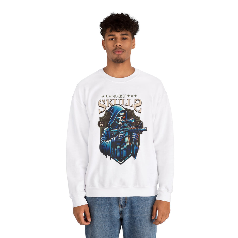 MAKER OF SKULLS SWEATSHIRT