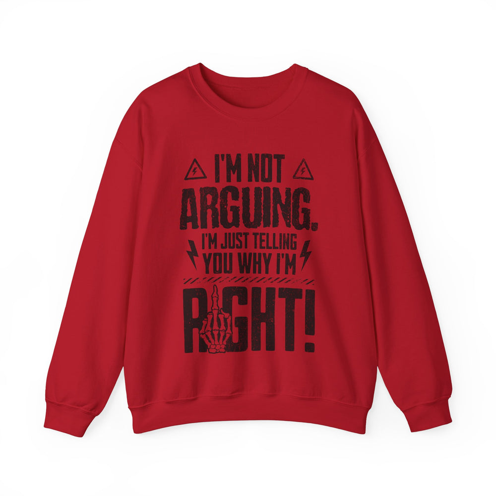 RIGHT BY DEFAULT SWEATSHIRT