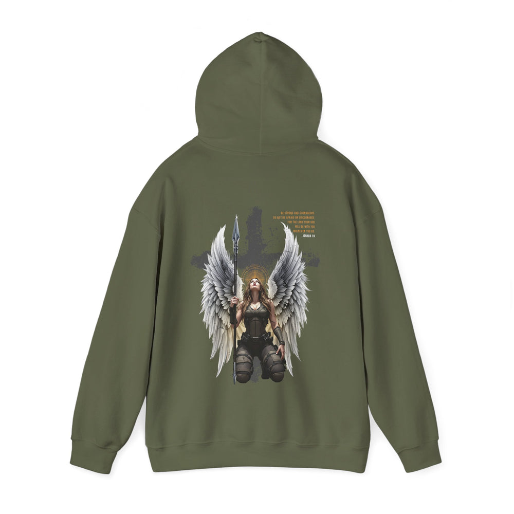 FEMALE ARCHANGEL JOSHUA 1:9 HOODIE
