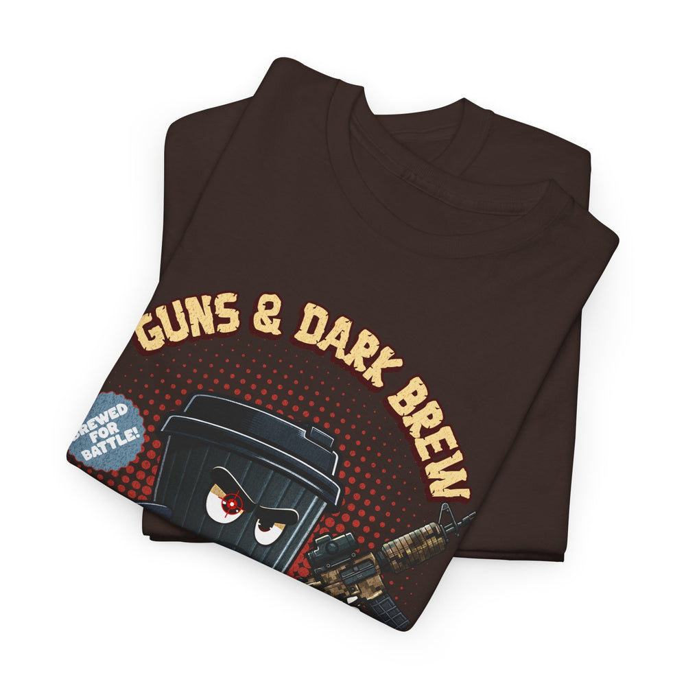 GUNS AND DARK BREW T SHIRT