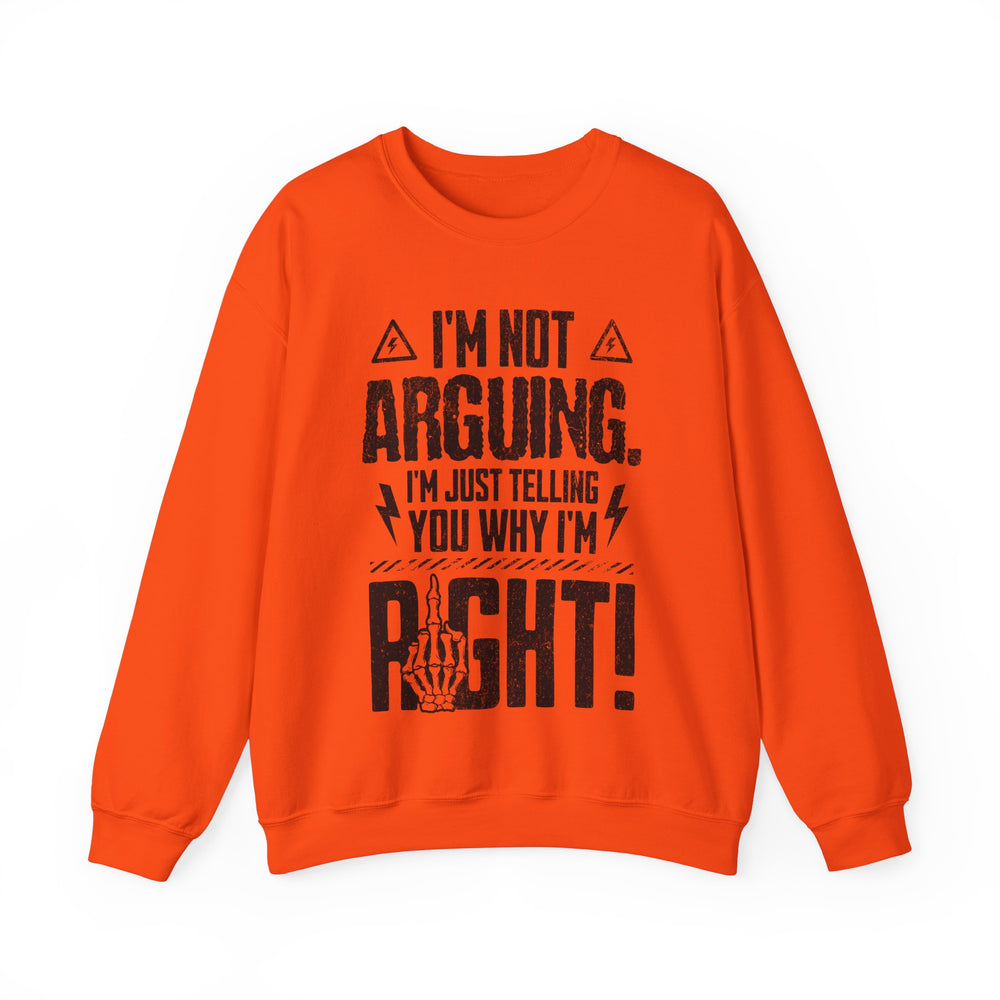 RIGHT BY DEFAULT SWEATSHIRT