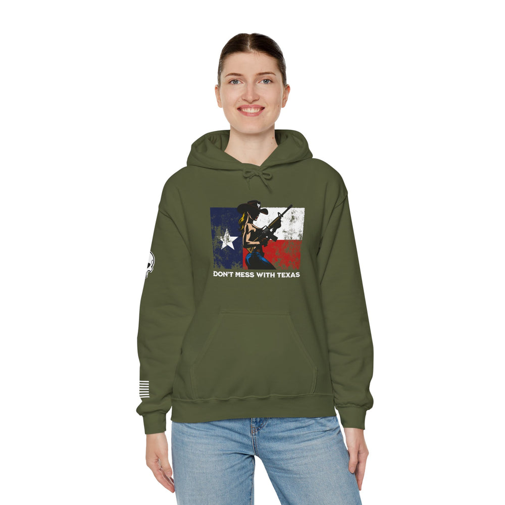 DON'T MESS WITH TEXAS COWGIRL HOODIE