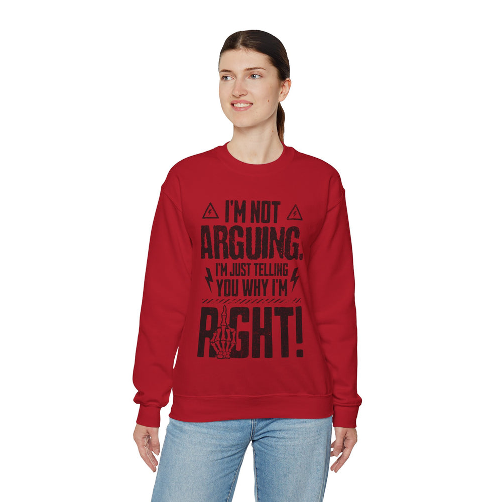 RIGHT BY DEFAULT SWEATSHIRT